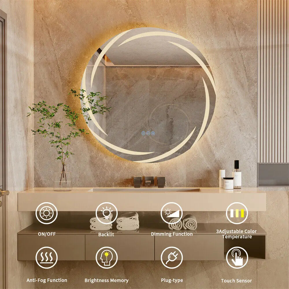 Whirlwind LED Smart Technology Function Vanity Mirror