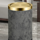 Leather / Marble Waste Bin with Lid