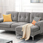 Modern Chenille Sectional Sofa