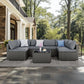 Outdoor Sectional Wicker Rattan Furniture Set