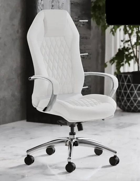 Modern Sterling Leather Executive Chair
