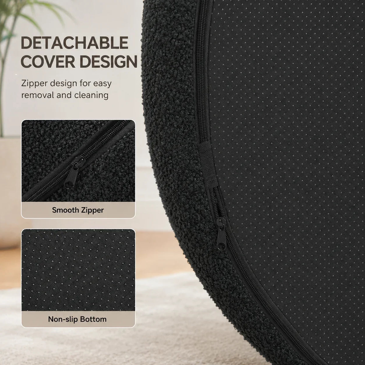 Modern Bouclé Cloud Lounge Chair