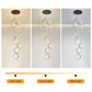 Modern 10 Rings LED Chandelier