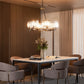 Vintage  Round Crystal Chandelier