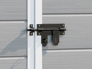 Resin Storage Shed with Vent, Window, Floor, and Lockable Doors