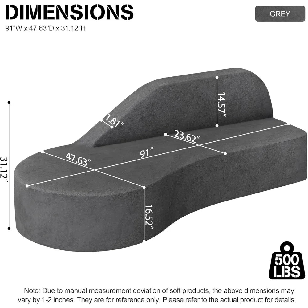 Minimalist Curved Sofa