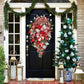 Upside Down Christmas Tree Garland Wreath