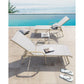 Aluminum Fabric Chaise Lounge Chair
