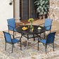 Round Aluminum Patio Dining Set