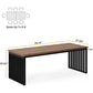 Industrial Double office Desk