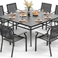 Square Metal Dining Set