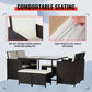 Rattan Patio Dining Set
