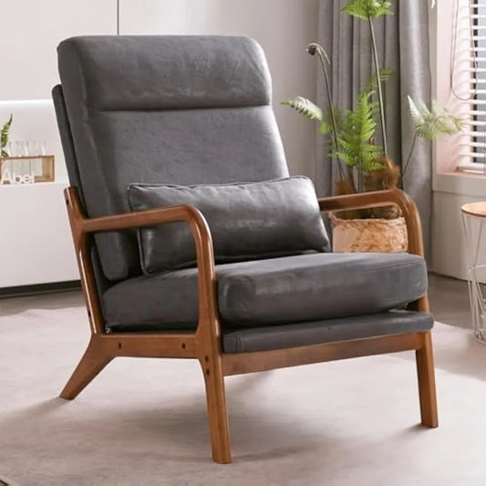 Modern Accent Chair with Pillow