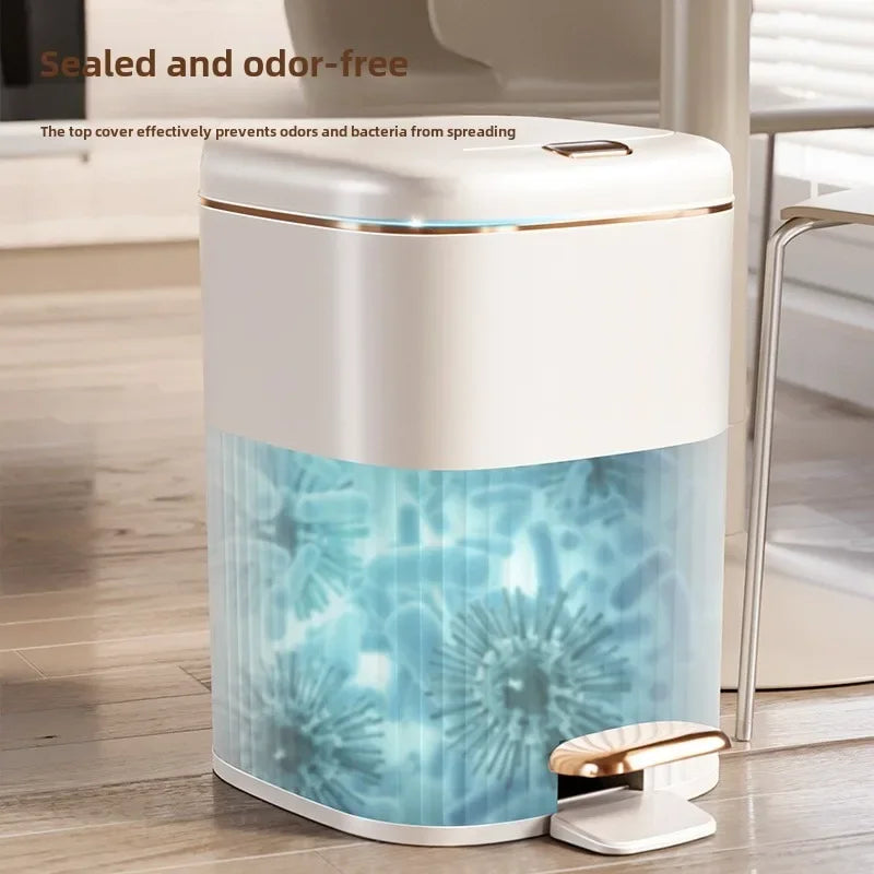 Modern Minimalist Foot Pedal Waste Bin