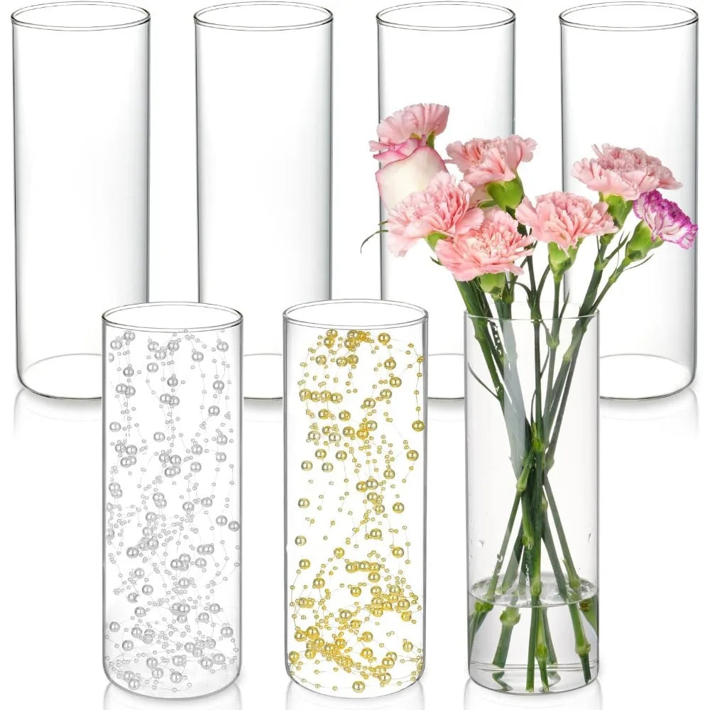 Glass Vases, Set of 7