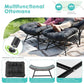 Loveseat Egg Chair with Ottomans and Cushions