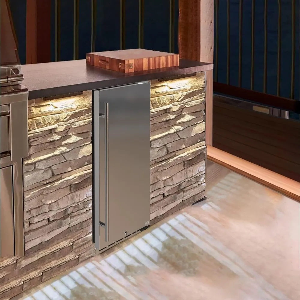 Undercounter Stainless Steel Beverage Fridge