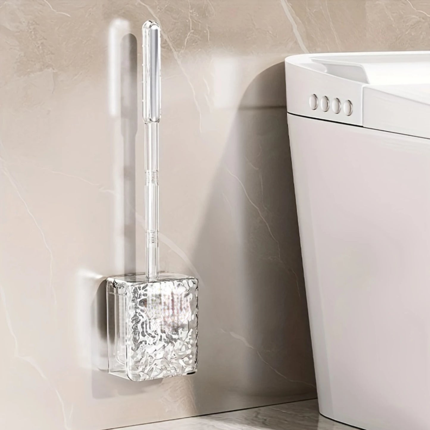 Luxury Glacier Pattern Wall Mounted Toilet Brush