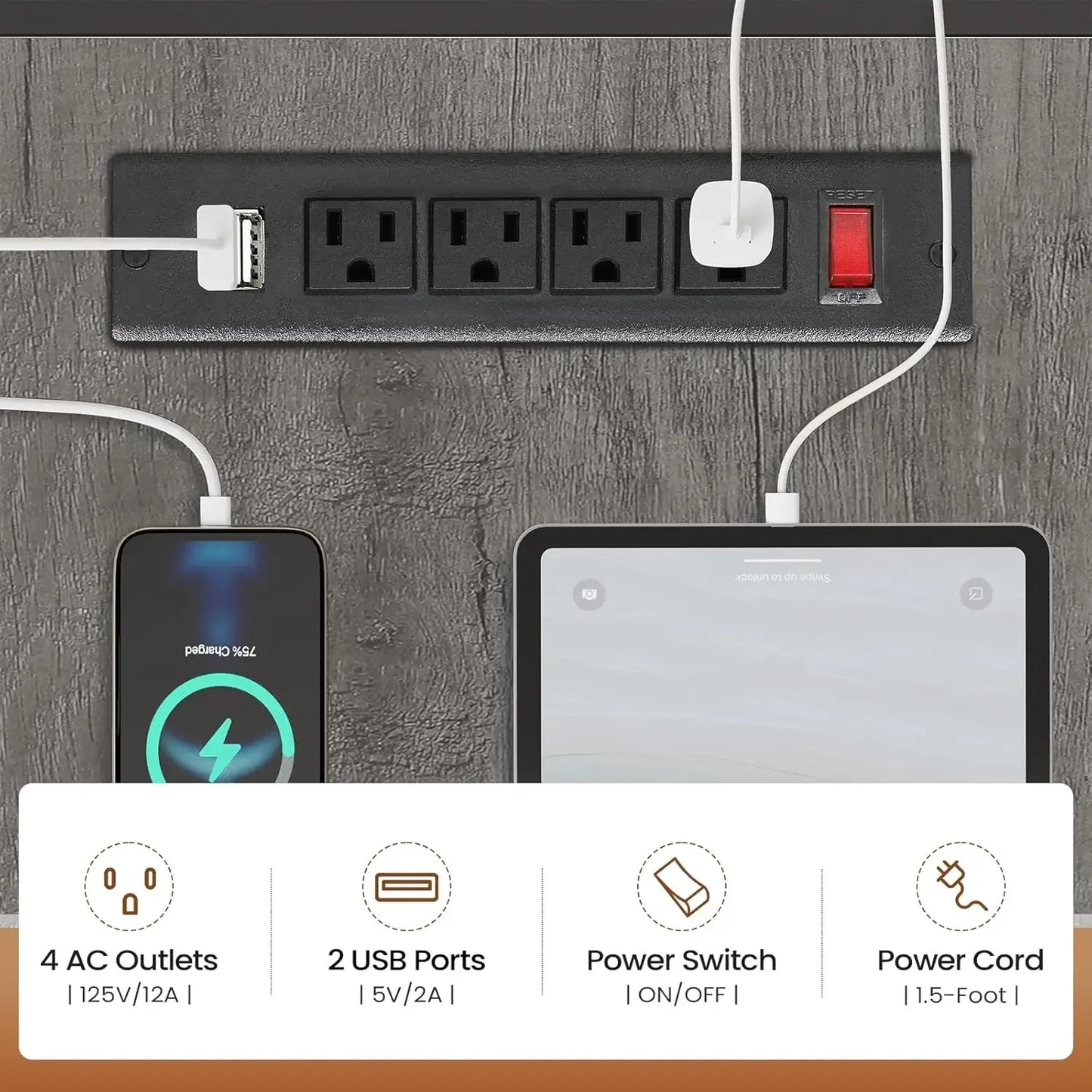 Modern L-Shaped Executive Desk