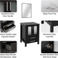 Eclife Modern Bathroom 24" Vanity Sink Set with Sink Faucet