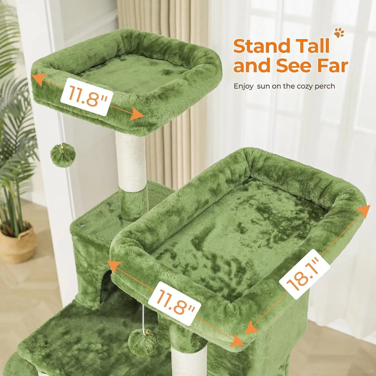76" Cat Tree Tower