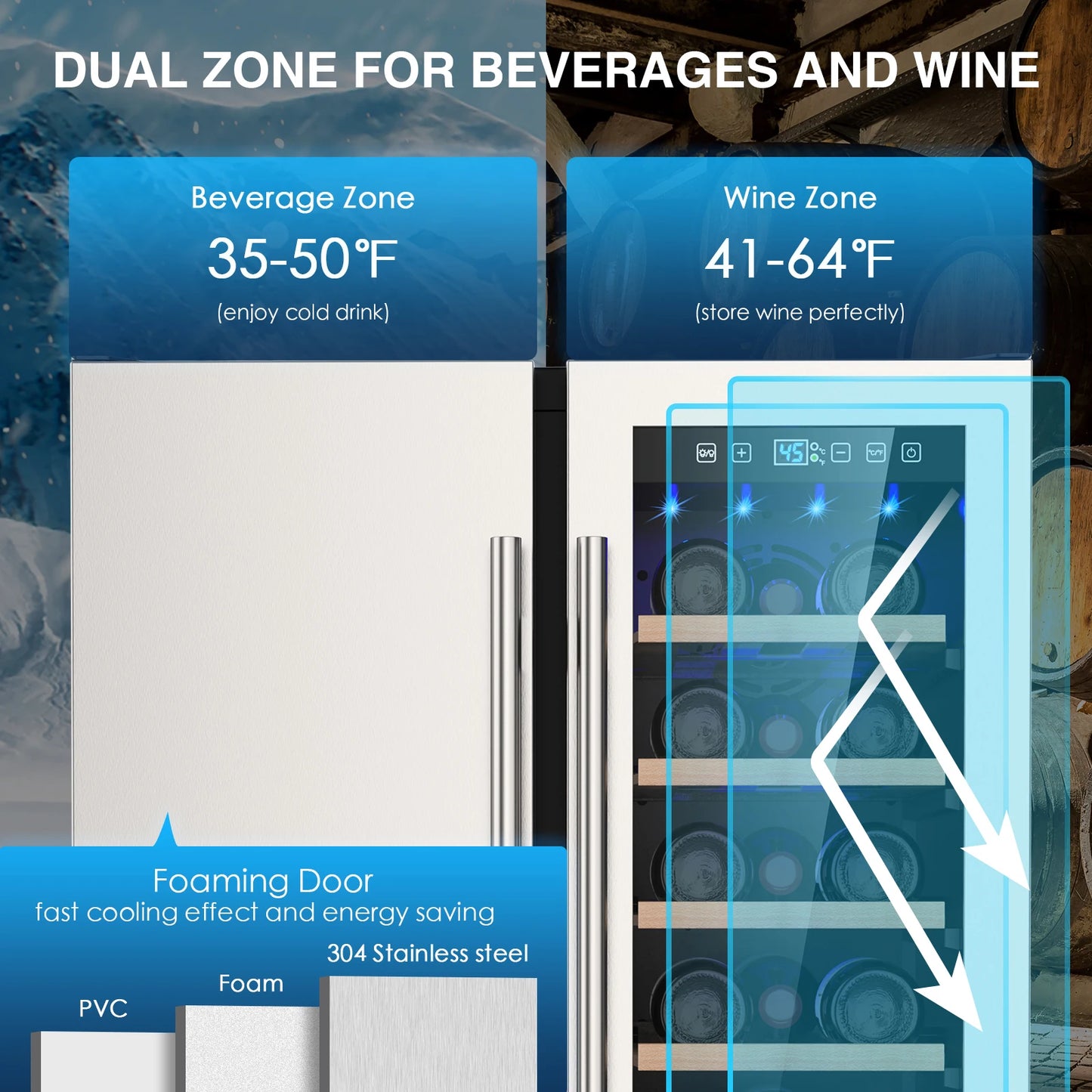 Wine and Beverage Fridge