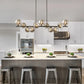 Modern Linear Bubble Chandelier