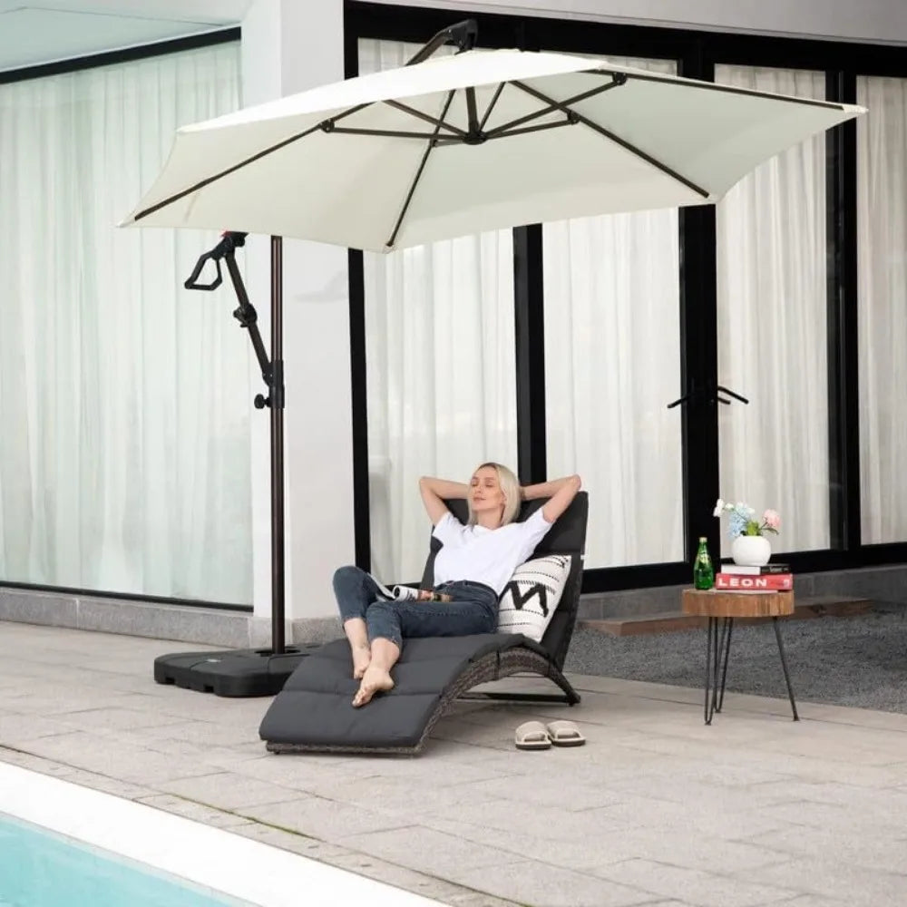 Patio Chaise Lounge Chairs with Cushion