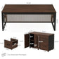 Modern Contemporary L-Shaped Executive Desk