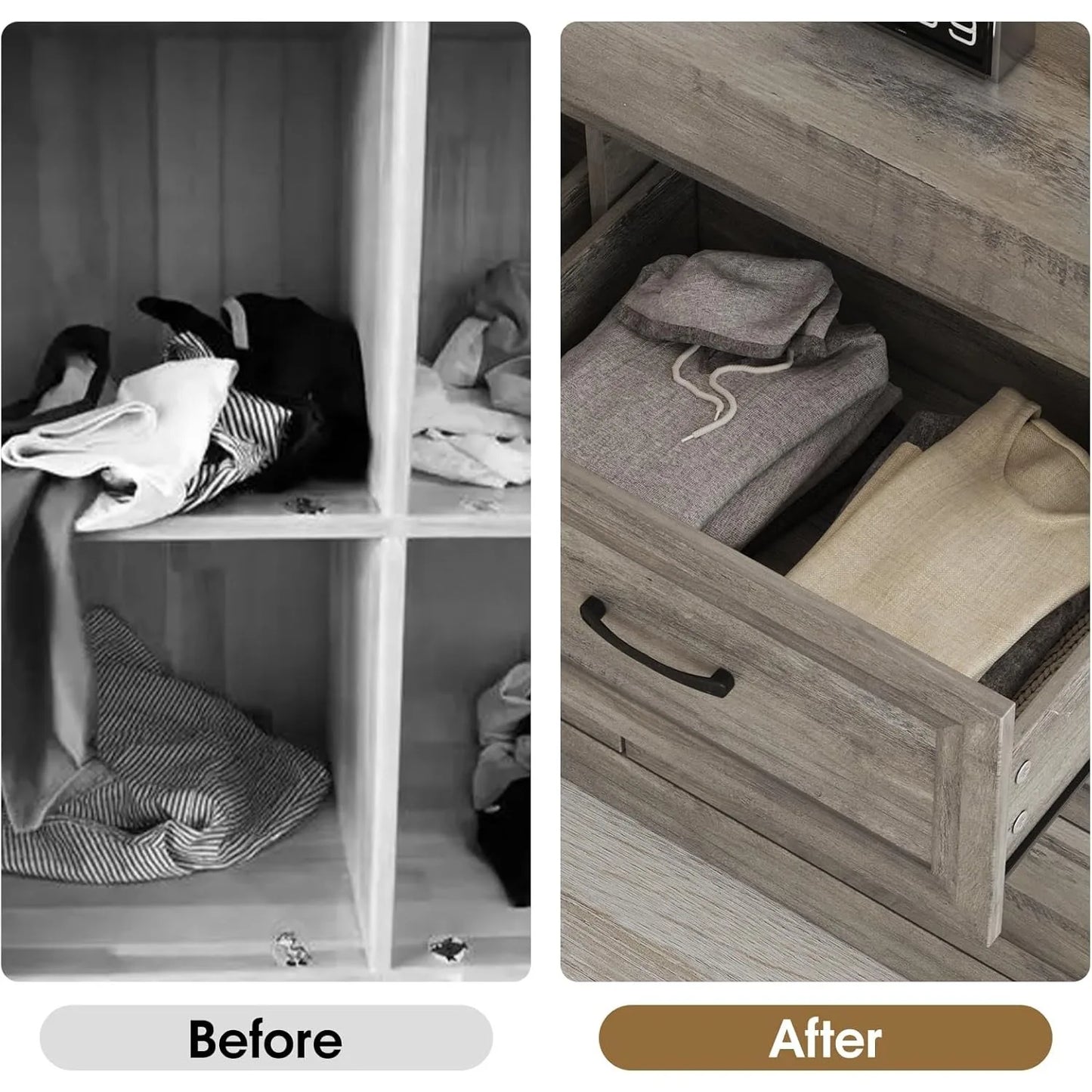 Fameill Dresser with Charging Station