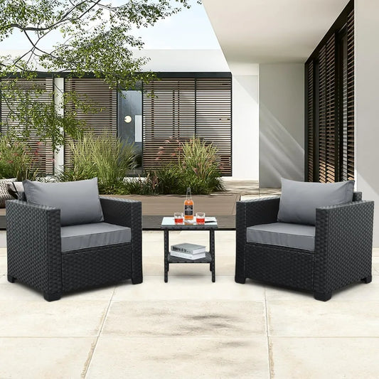 Wicker Patio Furniture Set