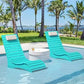Ergonomic In-Pool Chair Lounger with Pillow Headrest