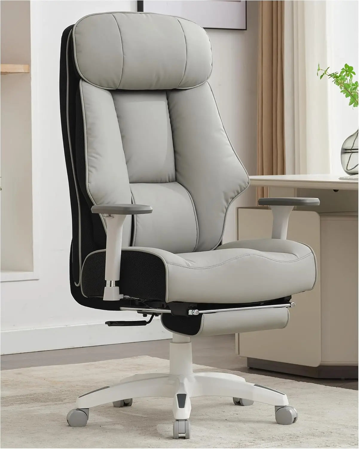 Ergonomic Leather Executive Office Chair