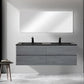 Modern Sleek Floating Vanity with Sink