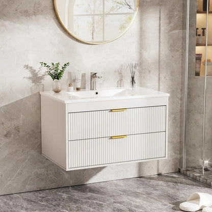 Pakasept 30'' Floating Bathroom Vanity with Sink