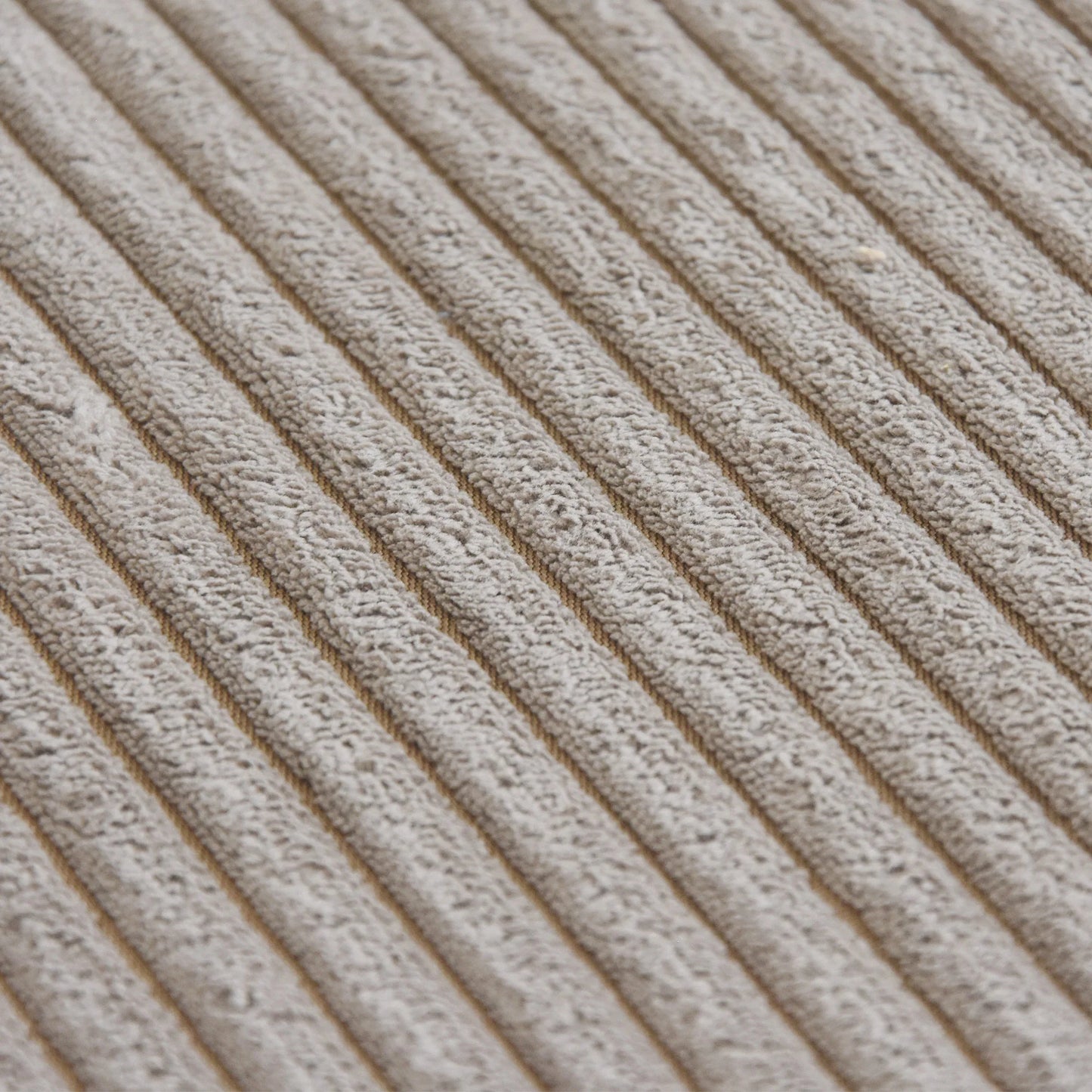 Modern Corduroy Fabric Sectional Couch with Pillow