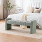 Modern Channel Tufted Upholstered Bench