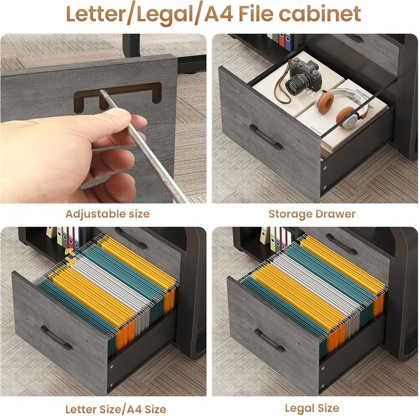 Modern L-Shaped Executive Desk