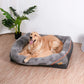 Super Soft Orthopedic Foam Bed with Cotton-padded Bolster and Removable Cover