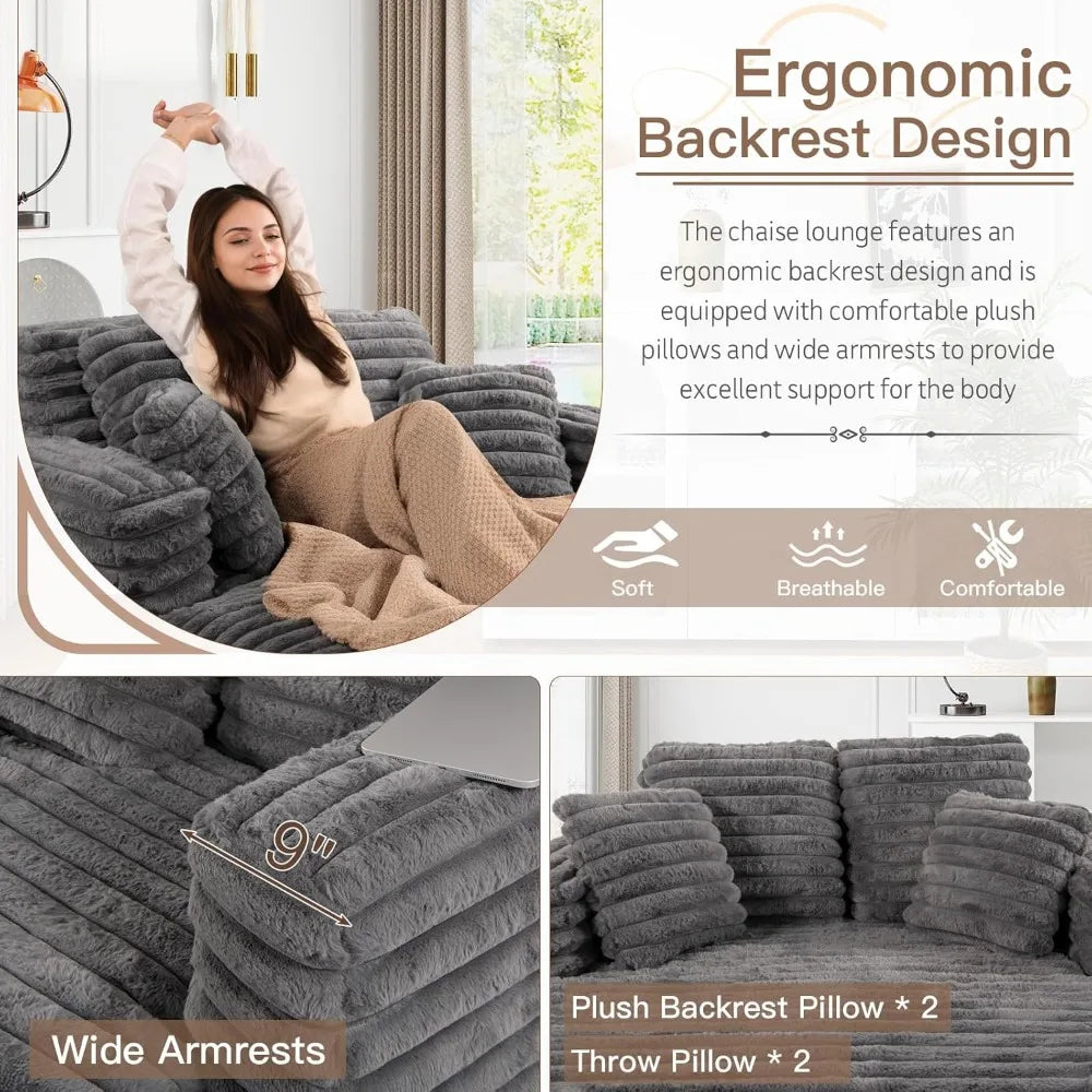 Oversized Chaise Lounge Chair