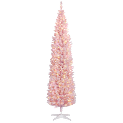 Slim Pencil Artificial Christmas Tree with LED Light