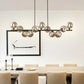 Modern Linear Bubble Chandelier