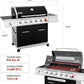 Six Burner Propane Gas Grill with Sear Burner and Side Burner