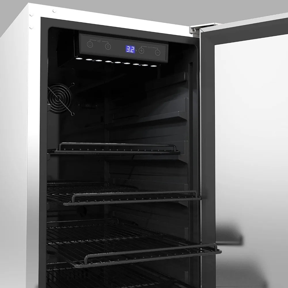 Undercounter Stainless Steel Beverage Fridge