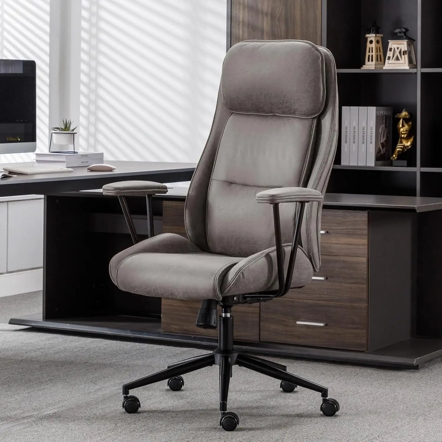 Modern Leather Executive Office Chair