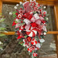 Upside Down Christmas Tree Garland Wreath