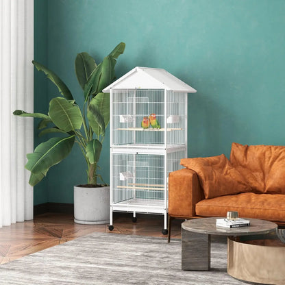 Wrought Metal Bird Cage