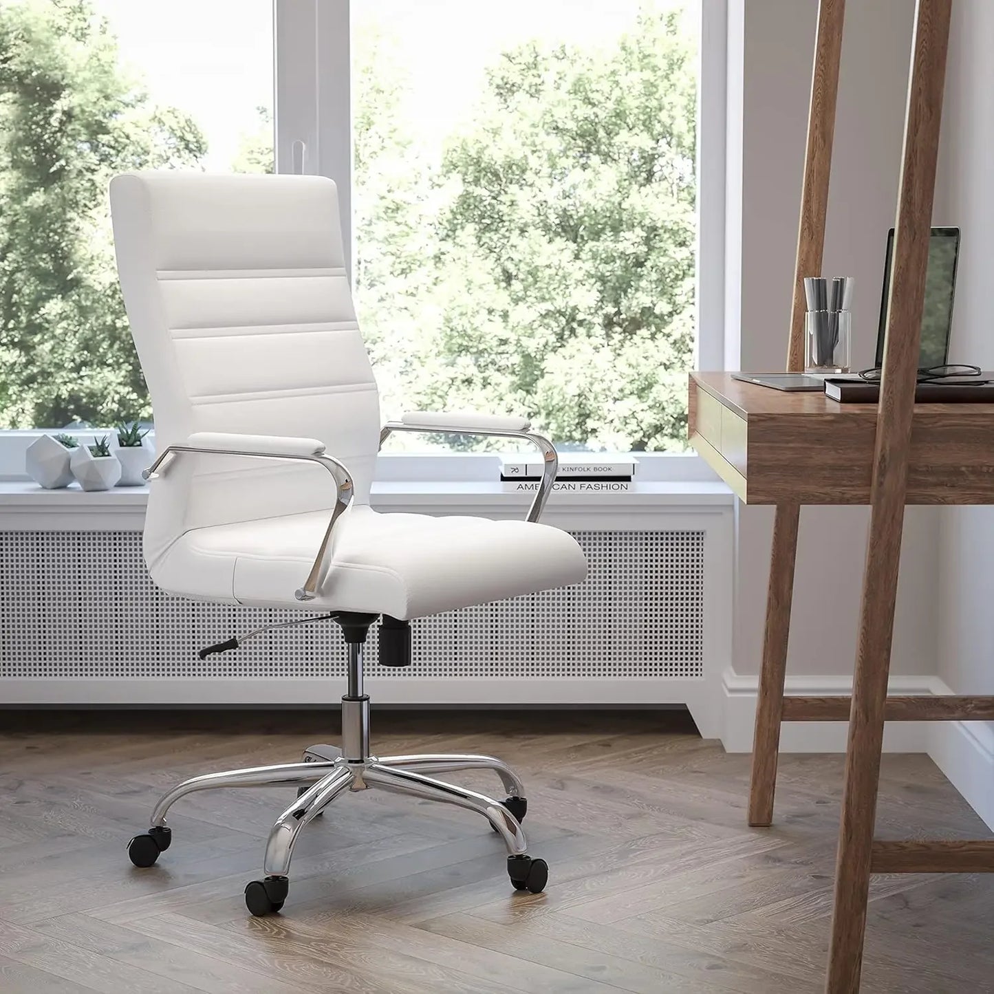 Modern Soft Leather Executive Swivel Office Chair