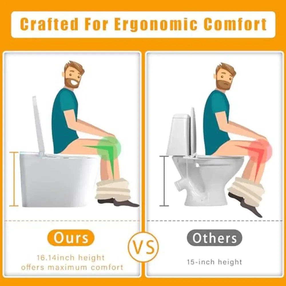 LW Smart Toilet with Foot Sensor Flush and Heated Seat