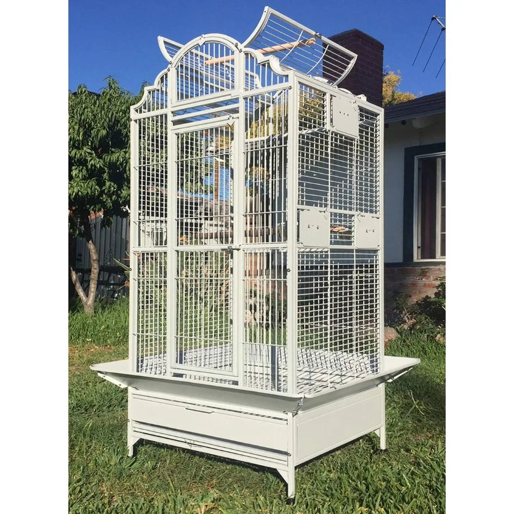 Large Elegant Stylish and Durable Wrought Iron Bird Cage